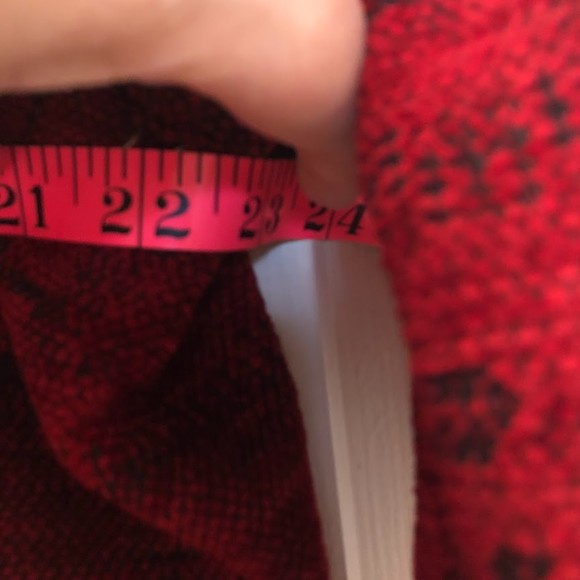 Vintage Coldwater Creek Women's Red Tapestry Jacket Suit Coat Shoulder Pads - Picture 9 of 10